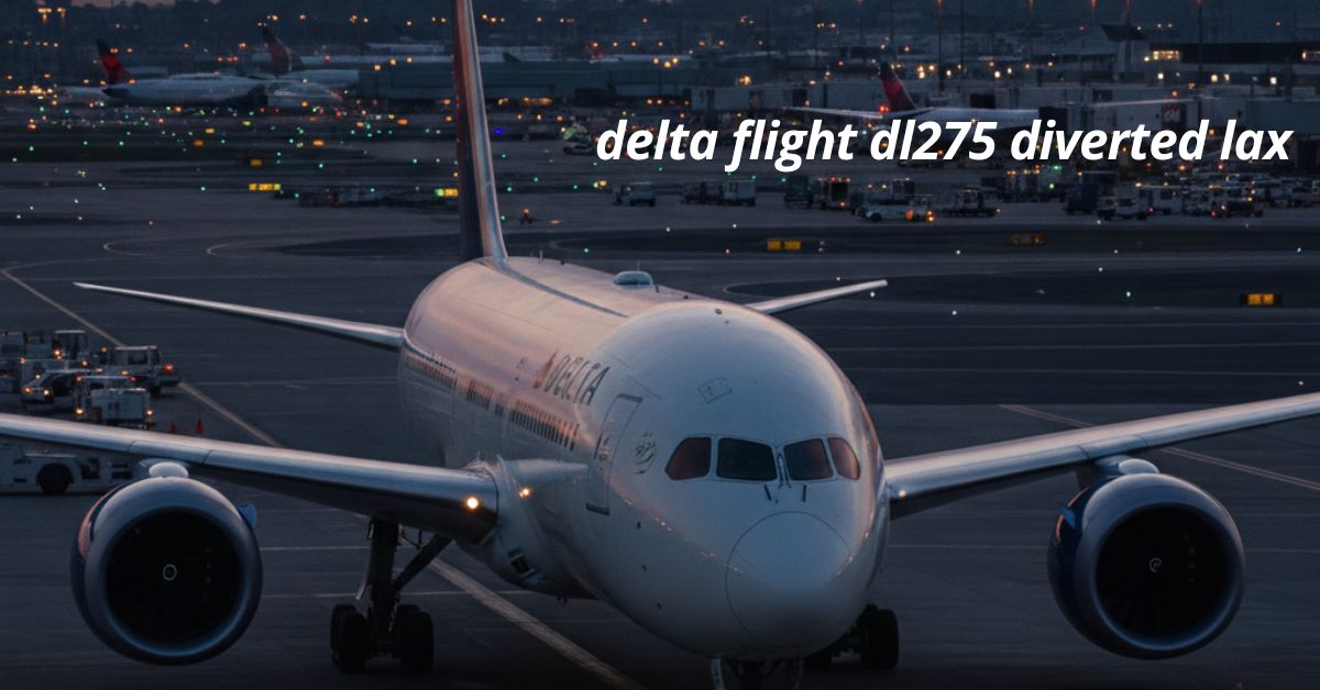 delta flight dl275 diverted lax