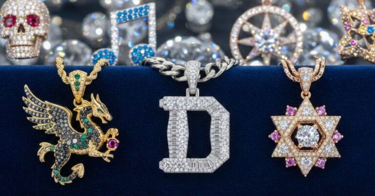 diamond custom pendants