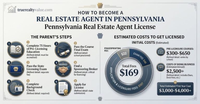 pennsylvania real estate agent license